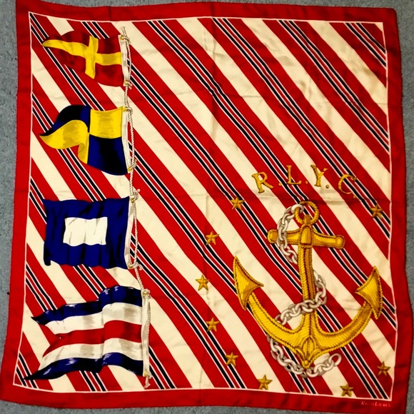 Ralph Lauren Black Label Accessories - Vintage Rare find Ralph Lauren scarf 🧣in excellent preowned condition 💯% Silk.